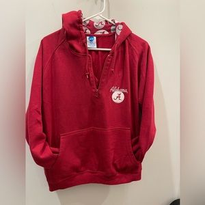 NCAA Alabama 1/4 zip hoodie, XL kids